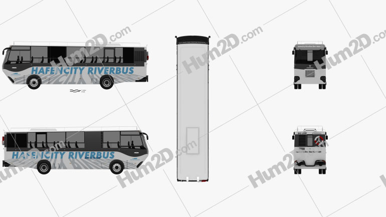 Swimbus Hafencity Riverbus 2016 clipart