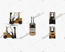 TCM FD35-E1 2019 Trator clipart