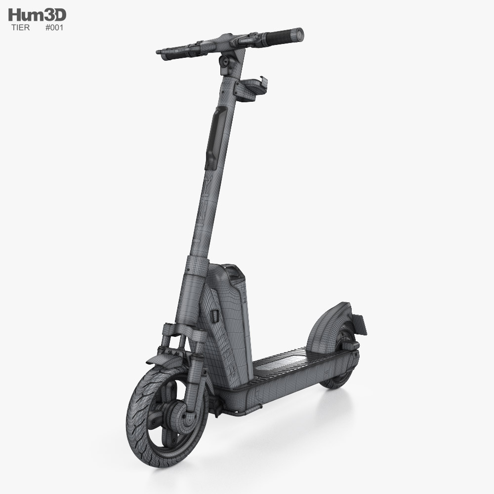 TIER Electric scooter 2024 3D model