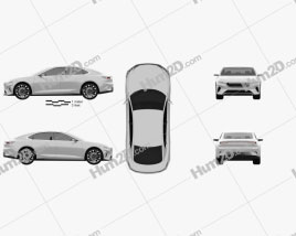 TOGG sedan 2022 car clipart