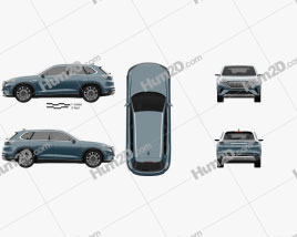 TOGG SUV 2019 car clipart