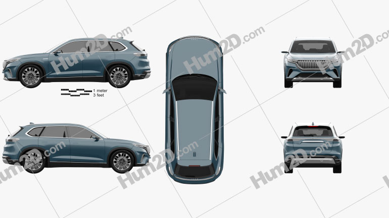 TOGG SUV 2019 car clipart