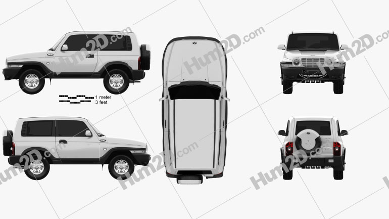 TagAZ Tager 3-door 2008 PNG Clipart