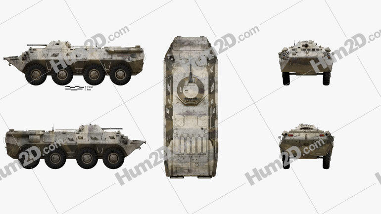 BTR-80 Blueprint