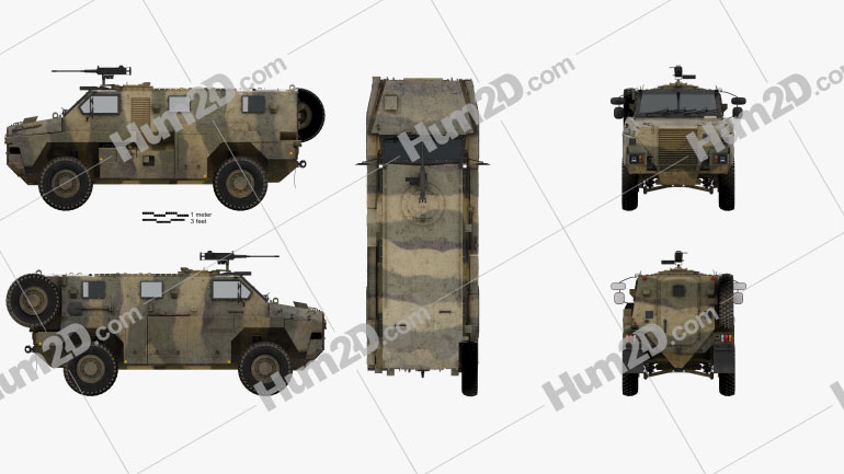 Bushmaster Protected Mobility Vehicle Blueprint