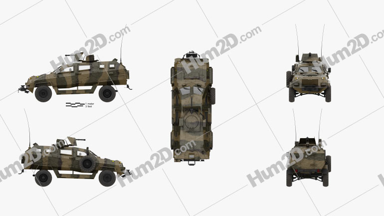 Didgori-2 Special Operations Vehicle Blueprint