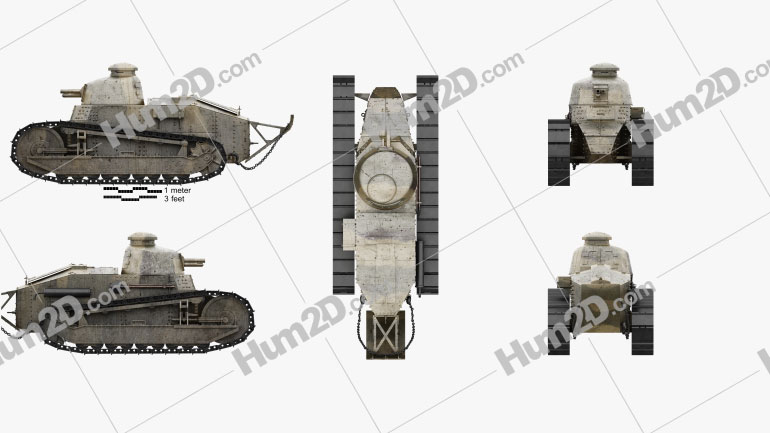 Renault FT-17 PNG Clipart