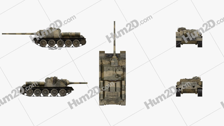 SU-100 PNG Clipart
