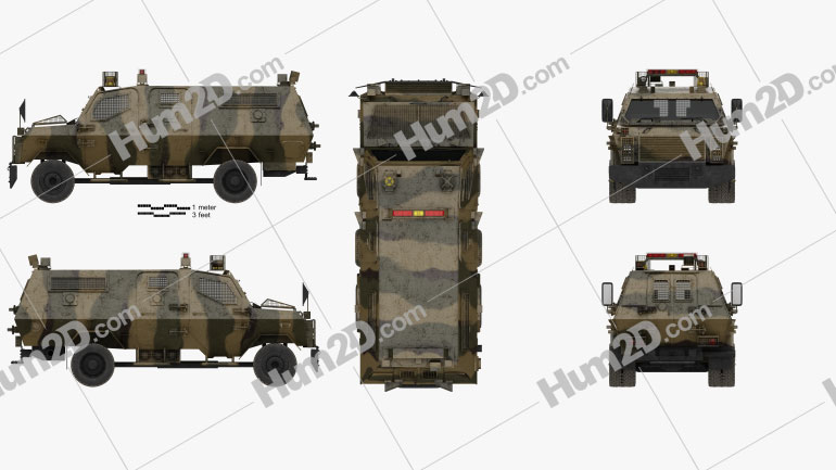Wolf Armoured Vehicle Blueprint