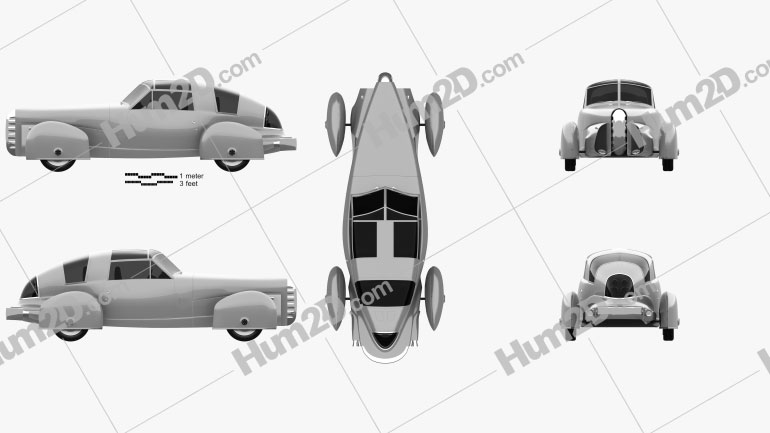 Tasco Prototype 1948 car clipart