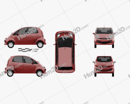 Tata Nano GenX 2015 car clipart