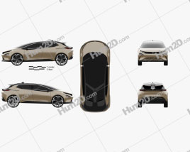 Tata 45X 2018 car clipart