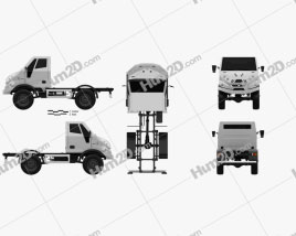 Tekne Graelion 75 Camiões Chassi 2019 clipart