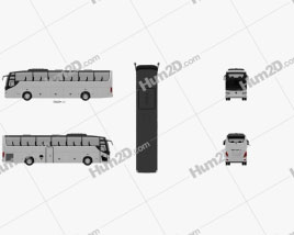 Temsa Maraton Bus 2015 clipart