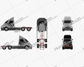 Thor ET-One Caminhão trator 2017 clipart