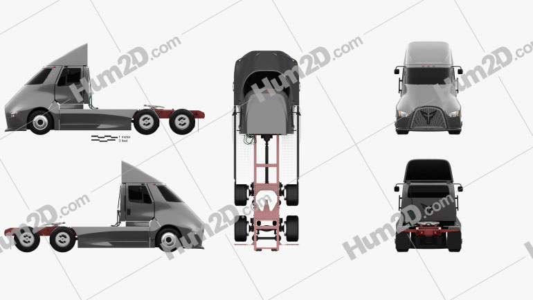 Thor ET-One Tractor Truck 2017 clipart