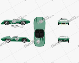 Tojeiro Climax 1958 car clipart