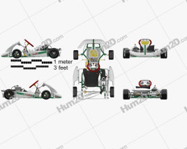 Tony Kart Rocky EXP 2014 car clipart