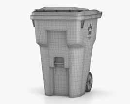 95 Gallon Wheeled Trash Can