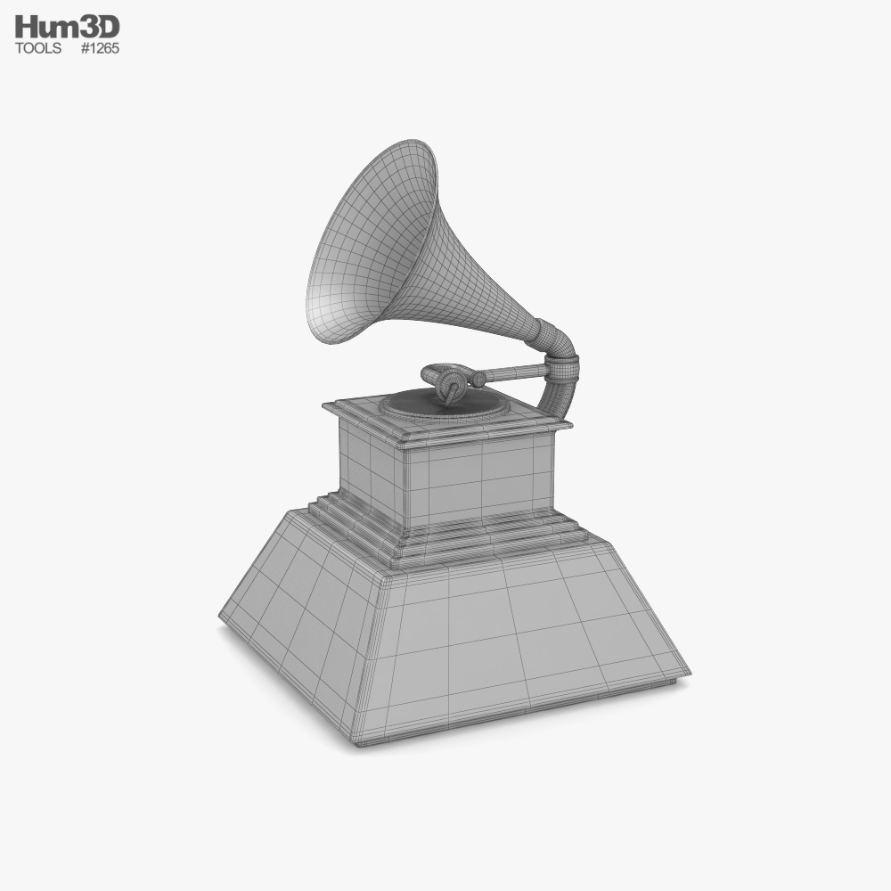 Grammy Award Trophy 3D model