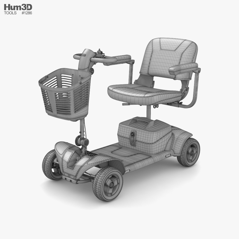 Mobility Scooter 3D model