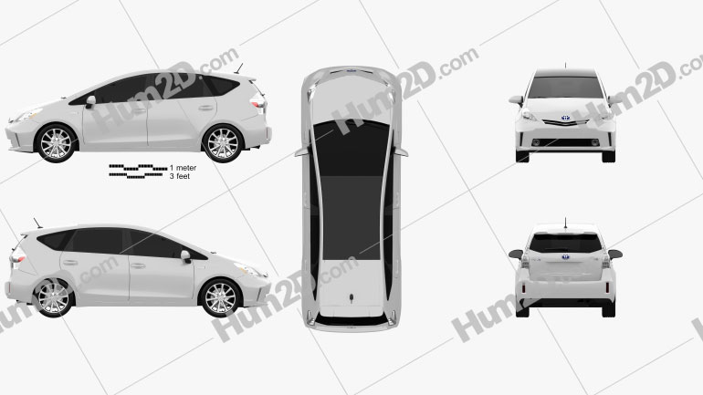 Toyota Prius V PNG Clipart