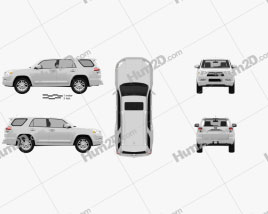 Toyota 4Runner 2011 car clipart