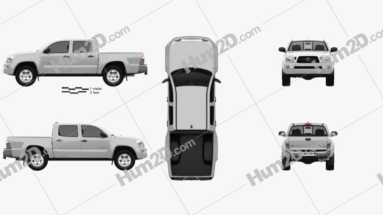 Toyota Tacoma Double Cab 2011 PNG Clipart