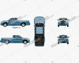 Toyota Tacoma XRunner 2011 car clipart