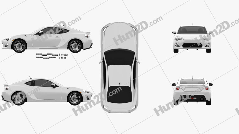 Toyota GT 86 2013 PNG Clipart