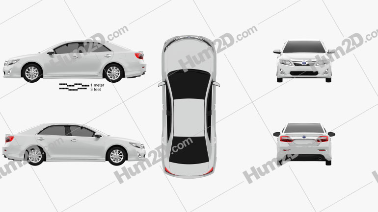 Toyota Camry Hybrid 2011 PNG Clipart