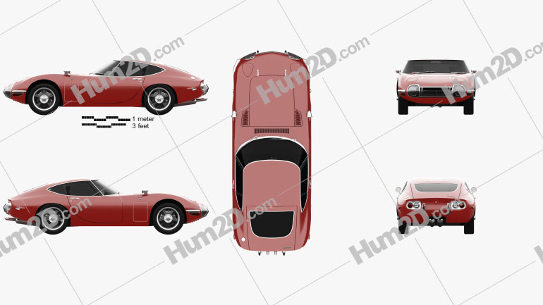 Toyota 2000GT 1969 PNG Clipart