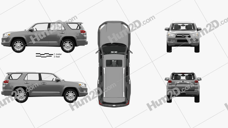 Toyota 4Runner with HQ interior 2011 PNG Clipart