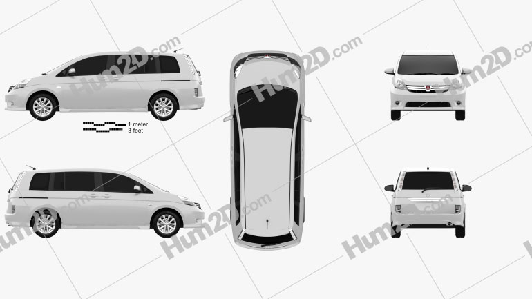 Toyota Isis 2012 PNG Clipart