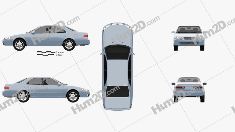 Toyota Camry (XV20) 1997 PNG Clipart