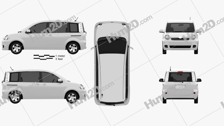 Toyota Sienta 2011 clipart