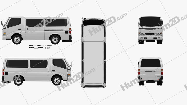 Toyota ToyoAce Van 2006 PNG Clipart