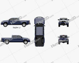 Toyota Tacoma Double Cab Long Bed 2012 car clipart