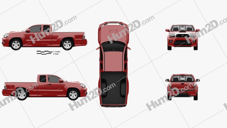 Toyota Tacoma X-Runner 2012 car clipart