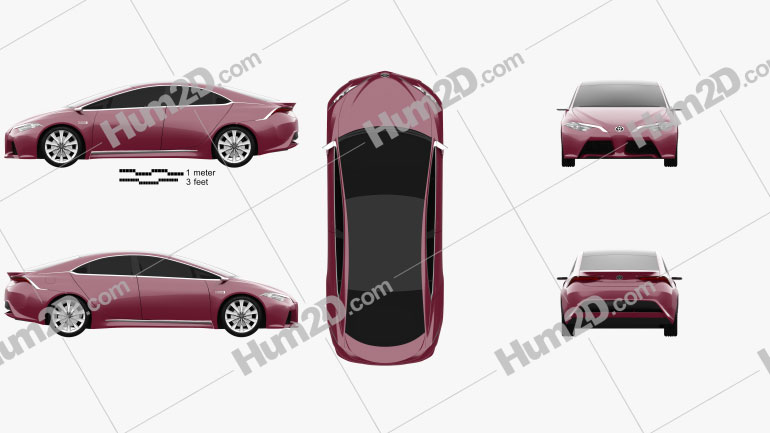 Toyota NS4 2015 car clipart