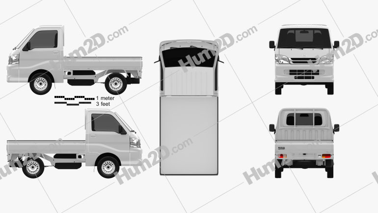 Toyota Pixis Truck 2011 clipart