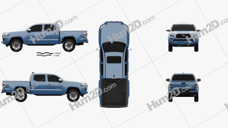 Toyota Tacoma Double Cab Short Bed 2014 car clipart