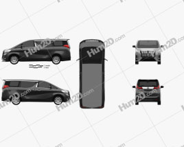 Toyota Alphard (CIS) 2015 clipart