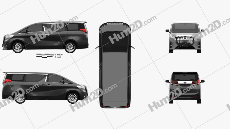 Toyota Alphard (CIS) 2015 clipart
