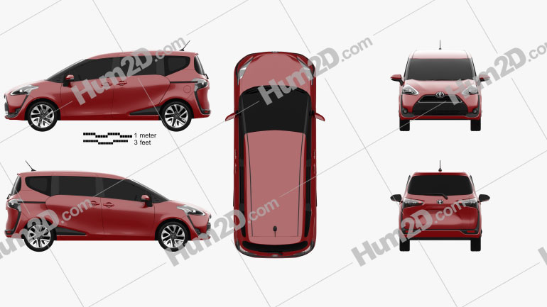 Toyota Sienta 2016 PNG Clipart