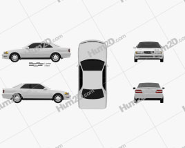 Toyota Chaser 1998 car clipart