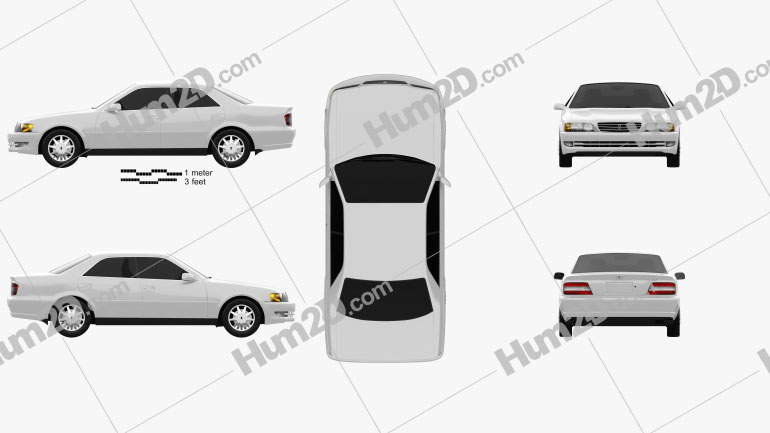 Toyota Chaser 1998 PNG Clipart