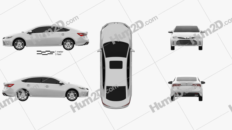 Toyota Avalon Limited 2015 PNG Clipart