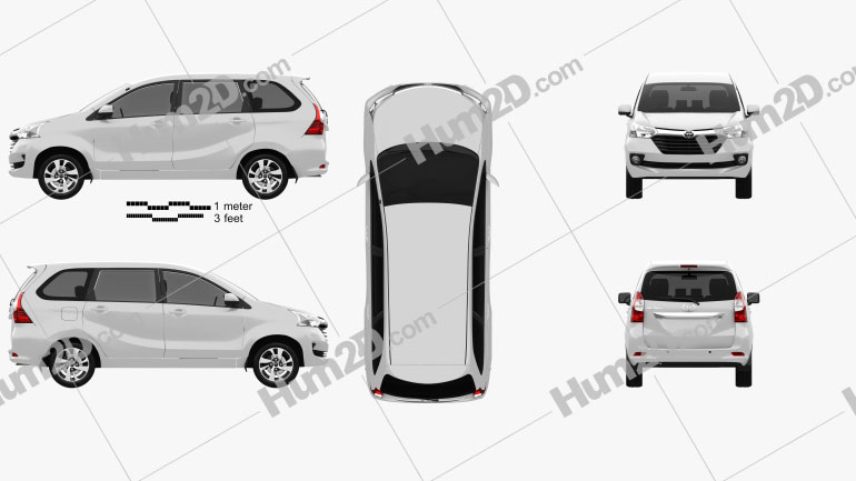Toyota Avanza SE 2015 Blueprint