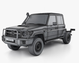 Toyota Land Cruiser (VDJ79R) Double Cab Chassis 2016 car clipart